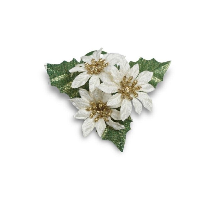 CHIUDIPACCO MINI POINSETTA CREMA